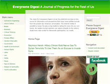 Tablet Screenshot of evergreenedigest.org